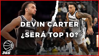 Devin Carter podría escalar hasta el top 10 del draft NBA 2024  BASKET 365 [upl. by Grekin]