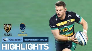 Northampton v Worcester  HIGHLIGHTS  Biggar Stars For Saints  Gallagher Premiership 202021 [upl. by Boonie637]