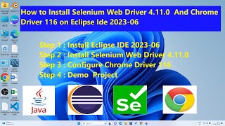 Selenium WebDriver Chrome Setup on Eclipse Ide Streamline Your Testing Process [upl. by Aloeda878]