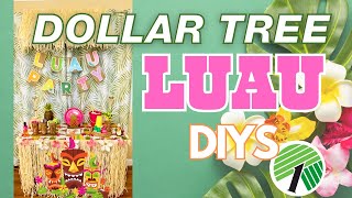 🌺 Luau Dollar Tree DIYS Tropical Summer Party amp Decor [upl. by Clinton]