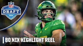 Bo Nix Highlight Reel Denver Broncos select Oregon QB at No 12  2024 NFL Draft [upl. by Bedwell]