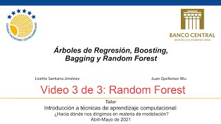 Árboles de regresión boosting bagging y random forest video 3 de 3 random forest [upl. by Neladgam]