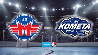 HC KOMETA BRNO  HC ČESKÉ BUDĚJOVICE EXTRALIGA  ŽIVĚLIVE [upl. by Milly]