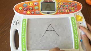 Vtech Write amp Learn Creative Center Learning toy magnetic drawing board Prek learning Doodler [upl. by Assenay]