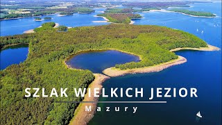 Mazury Szlak Wielkich Jezior z drona  4K DRONE FILM [upl. by Ansel386]