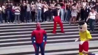 Spiderman bailando random [upl. by Yenahpets]