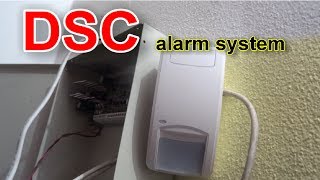 How to install simple home alarm system DSC 510 DSC 550 motion door contact etc [upl. by Hertha638]