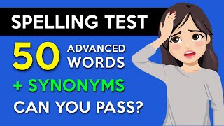 Can you PASS this Spelling Test 97 CANNOT  50 Most MISSPELLED Words [upl. by Aksehcnarf]