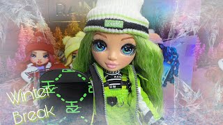 Rainbow High Winter Break Jade Hunter Doll Review  Zombiexcorn [upl. by Jonathan]