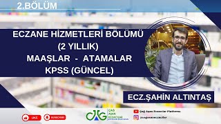 ECZANE HİZMETLERİ BÖLÜMÜ  ECZŞAHİN ALTINTAŞ [upl. by Coit]