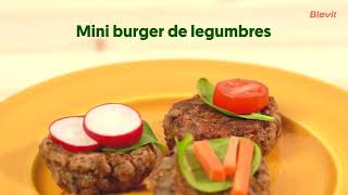 Recetas Blevit  Mini burger de legumbres [upl. by Gerhardine690]