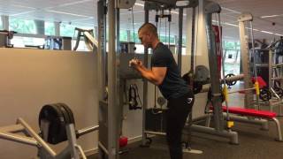 Cable Underhand Tricep Extension [upl. by Adnoraj604]