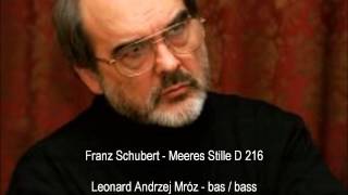 F Schubert  Meeres Stille [upl. by Coe]