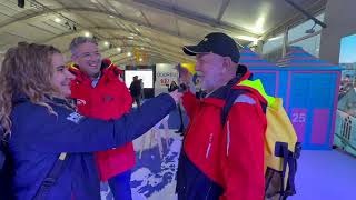 ENGLISH LIVE Vendée Globe 2024 village pontoons and boats IMOCAS solo sailing around the world [upl. by Nwahsauq]