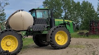 John Deere 4940 Sprayer Fold [upl. by Blondy566]