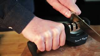 Smart Sharp Kitchen Knife Sharpener by Lantana  Quick Start Instructions [upl. by Notrub]