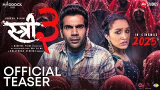 STREE 3  Official Teaser  Shraddha  Rajkumar  Aparshakti Khuranna  Pankaj Concept [upl. by Chaffinch49]