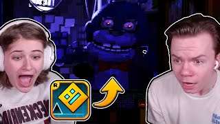 FNAF IN GEOMETRY DASH [upl. by Pail164]