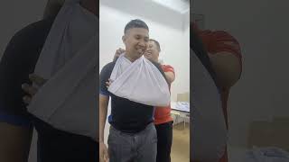 First Aid Training  Bandaging  Red Cross Training [upl. by Haneekas465]