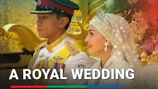 Brunei celebrates princes wedding with royal ceremony parade  ABSCBN News [upl. by Vogeley36]