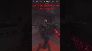 MW3 AKIMBO SHOTGUN IN HARDCORE [upl. by Subocaj]