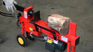 Yukon 12 Ton Electric Log Splitter from Klika [upl. by Nordek]