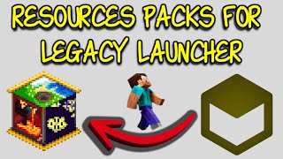 How to Add Resource Packs in Legacy Launcher Minecraft [upl. by Lyred683]