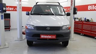 Toyota Hiace Hvordan bytte motorolje og oljefilter  2001 til 2007 mod [upl. by Iy]