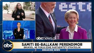 Samiti BEBallkani Perëndimor Bruksel liderët diskutojnë për zgjerimin  ABC News Albania [upl. by Costello]