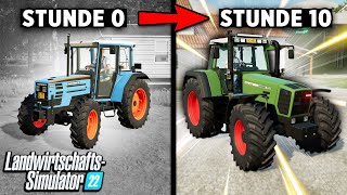 Ich habe 10 Stunden damit verbracht eine Farm von Grund auf zu bauen Landwirtschafts Simulator 22 [upl. by Lebam]