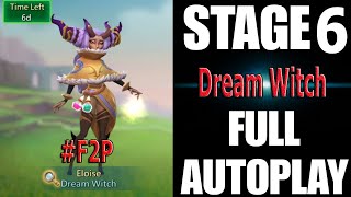 Lords Mobile Dream Witch Limited Challenge Stage 6 Auto  Saving Dreams Stage 6 Auto  March 2024 [upl. by Ellak787]