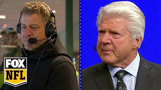 Jimmy Johnson Troy Aikman moved to tears at surprise HOF announcement  FOX NFL [upl. by Irehj]