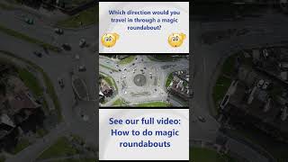 What is a Magic Roundabout driving drivingtips roundabouts [upl. by Aicercal]