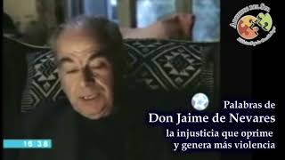 Palabras de Don Jaime de Nevares último viaje  Extracto [upl. by Nilyram491]