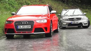 New Audi RS4 Old Audi RS4s New RS4 v C63 Phew  CHRIS HARRIS ON CARS [upl. by Adniram]