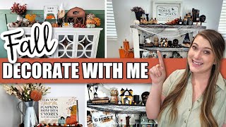 Decorate With Me For Fall amp Halloween fall decorating ideas [upl. by Agate341]