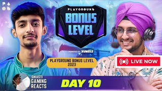 Swasti REACTS on PGBL  MATCH DAY 10 PLAYGROUNDGLOBAL LetsRumble PlaygroundReturns PGBL [upl. by Diarmid256]