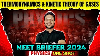 THERMODYNAMICS AND KINETIC THEORY OF GASES in 1 Shot  NEET Physics Briefer  PW Pathshala [upl. by Vanya]