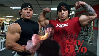 EATING AND TRAINING LIKE RICH PIANA FOR A WHOLE DAY [upl. by Ahsenrad]