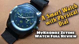 MyKronoz ZeTime Watch Detailed Review  Hybrid Watch RandomRepairs [upl. by Aneehc]