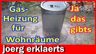 🔥Achtung 🔥Nur diese Gasheizung ist für Wohnräume zugelassen Tutorial DIY [upl. by Rebmat599]