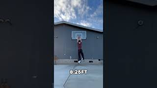 How high can I dunk shorts basketballshorts basketball viral [upl. by Nahtanhoj527]