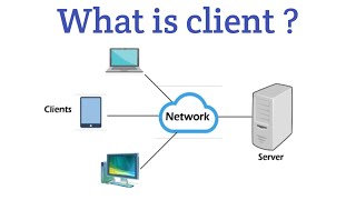 what is client in hindiclient kya haiwhat is client server networkclient kya hota hai [upl. by Yspyg]