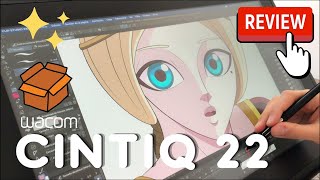 Mi primera CINTIQ Wacom CINTIQ 22  Unboxing y Reseña  Kevin Farias [upl. by Whetstone]