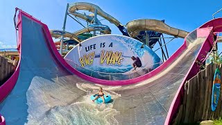 Europes LARGEST Slide World  Outdoor Water Slides At Galaxy Erding In Germany 🇩🇪 [upl. by Kerwon]