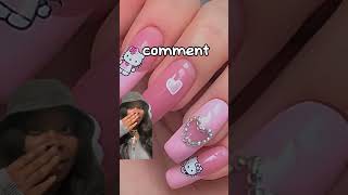 Your nails if you  shorts nails relatable preppy cute [upl. by Eliseo]