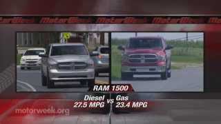 MotorWeek  Quick Spin 2014 Ram EcoDiesel Vs Gas [upl. by Urial373]