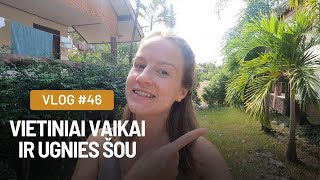 Vlog 46 Tailandas 7  Ugnies šou nardymas ir kiti reikalai [upl. by Adnowal]