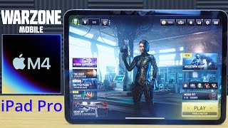 Warzone Mobile on M4 iPad Pro Gameplay and Graphics Quality Test [upl. by Yseult]