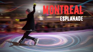 Esplanade Tranquille — Interactive ice skating on the busiest rink — Ice Freestyle Tour 2023 [upl. by Eidnac]